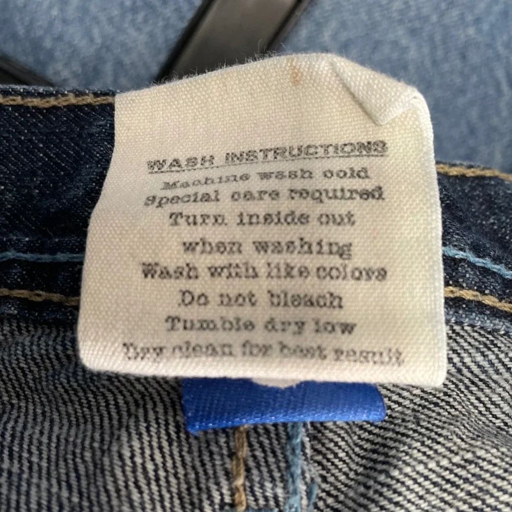 G-Unit Denim Company Baggy Jeans Mens 34x34 Blue Y2K Hip Hop Streetwear 5 pocket - Picture 12 of 14